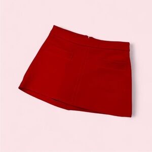 Zara Red Mini Skirt